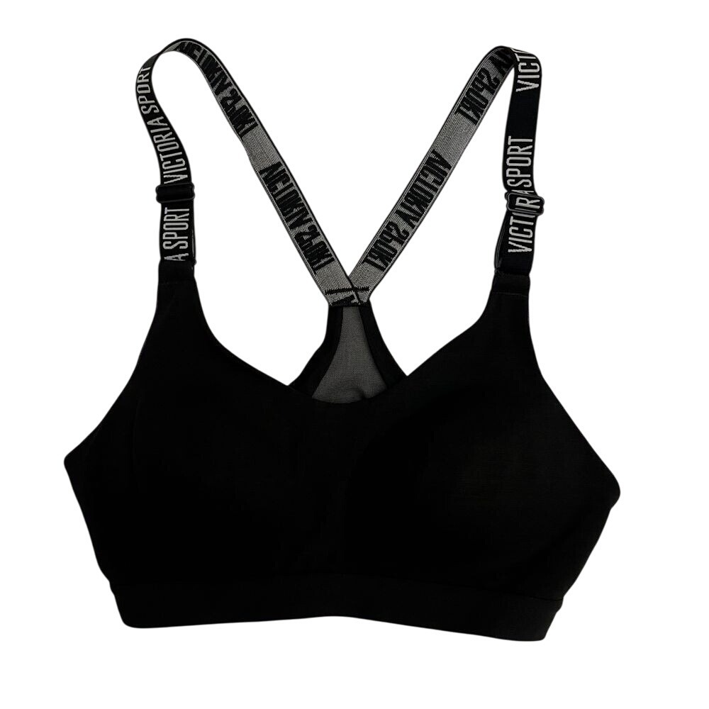 Victoria's Secret Black‎ Sports Bra, Victoria Sport Bra, VS Workout Exercise Z17